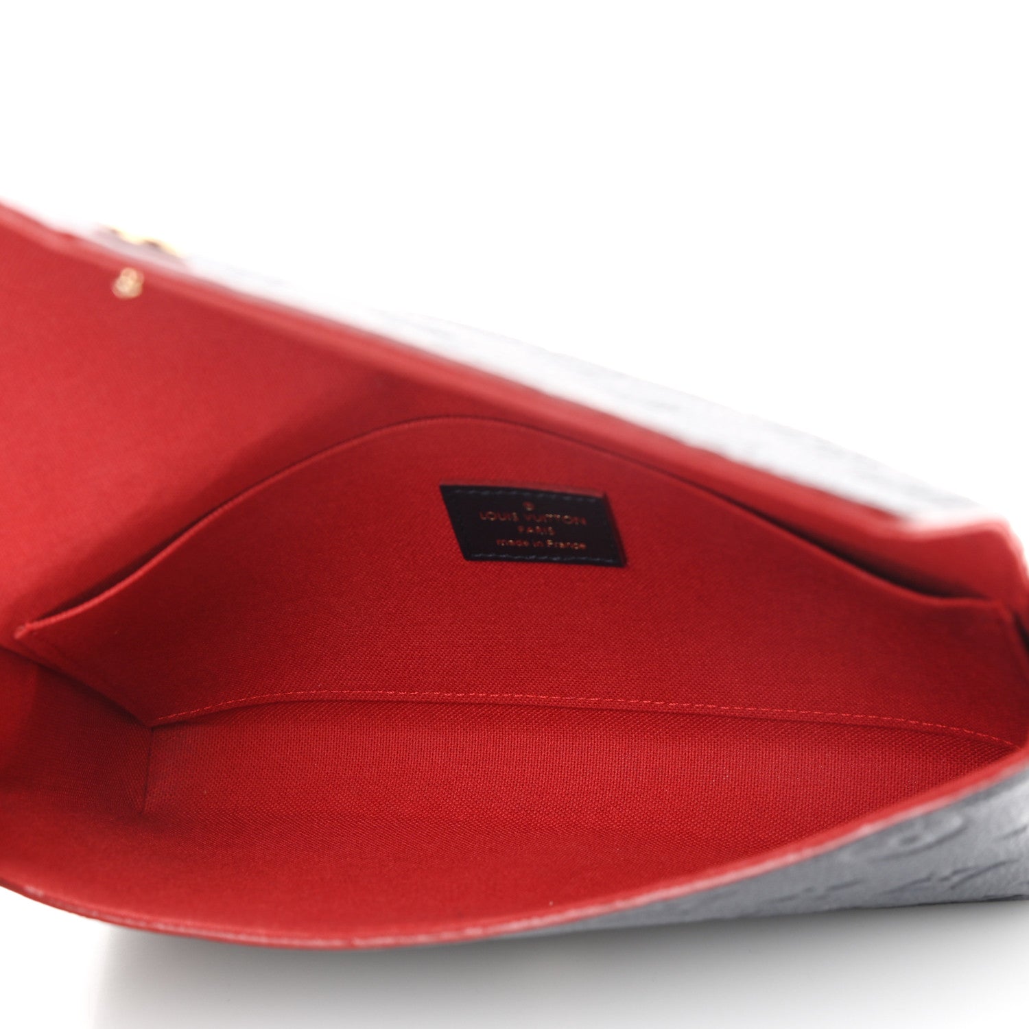 Louis Vuitton Empreinte Pochette Felicie Chain Wallet Marine Rouge 6 of 13