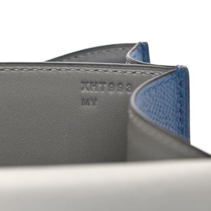Hermes Epsom Constance Verso 24 Bleu Agate Gris Mouette 6 of 12