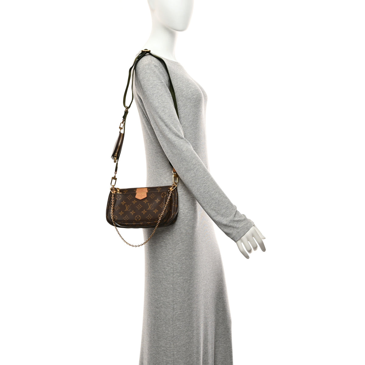 Louis Vuitton Monogram Multi Pochette Accessories Kaki 2 of 10