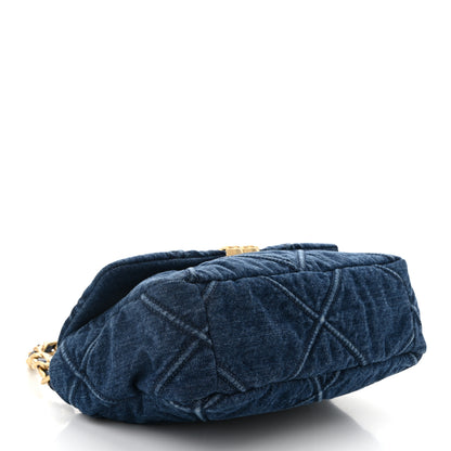 Chanel Denim Quilted Medium Chanel 19 Flap Blue 4 of 11