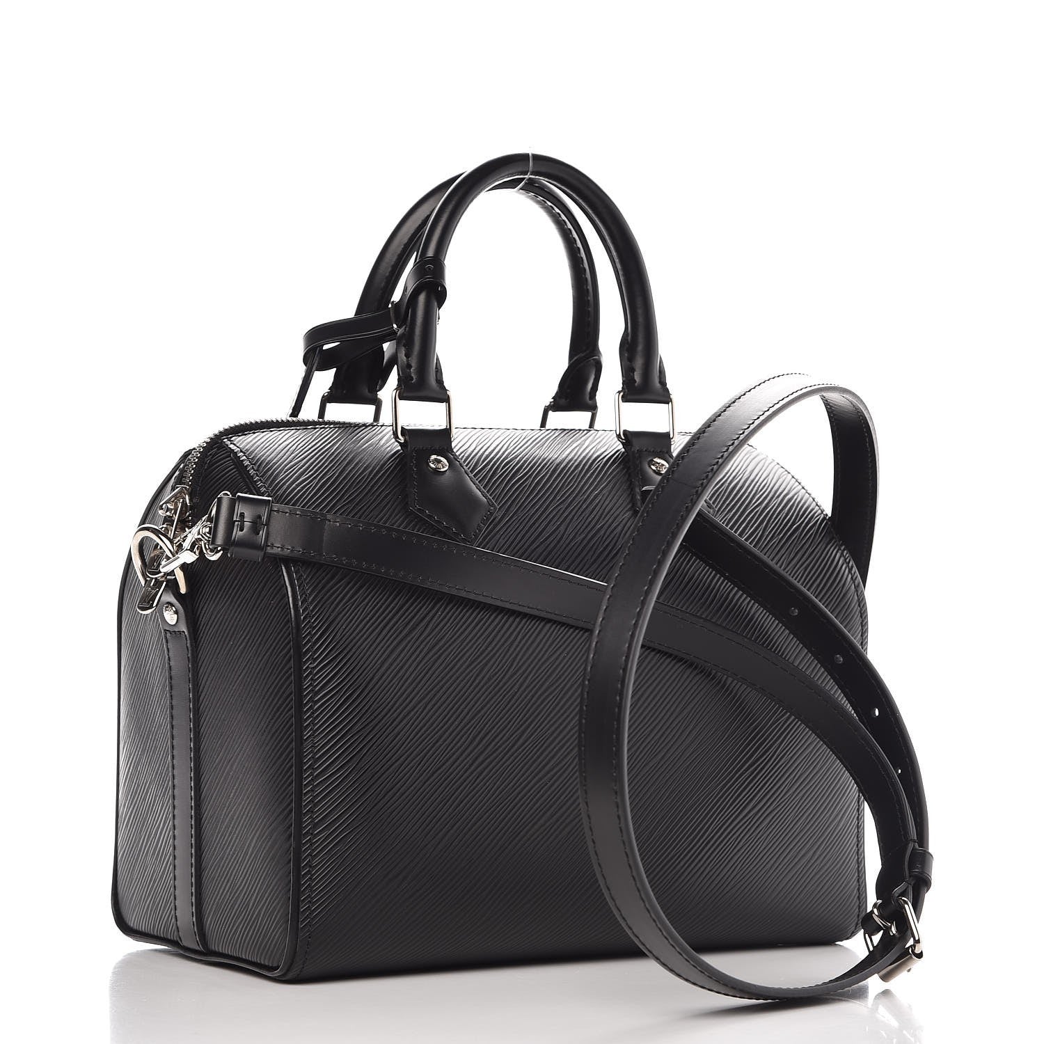 Louis Vuitton Epi Speedy Bandouliere 25 Black 4 of 7