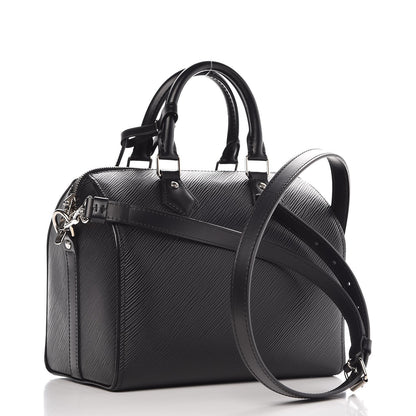 Louis Vuitton Epi Speedy Bandouliere 25 Black 4 of 7