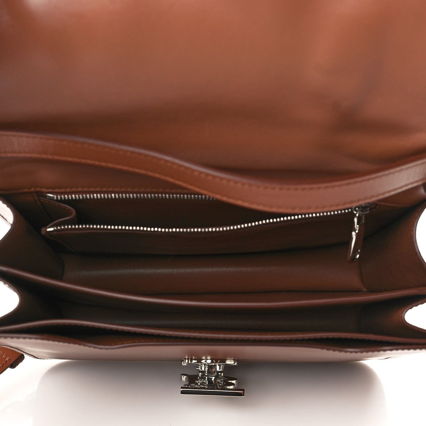 Calfskin Medium TB Bag Malt Brown