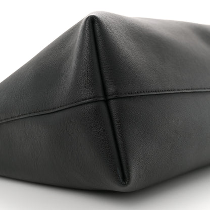 Saint Laurent Calfskin Large Shopping Tote Black 10 of 12