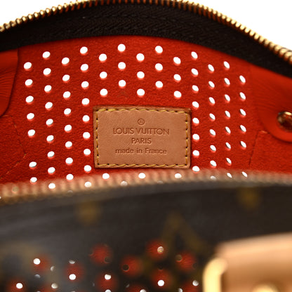 Louis Vuitton Monogram Perforated Speedy 30 Orange 6 of 9