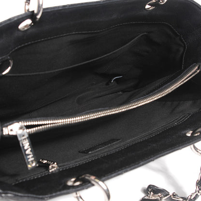 Chanel Caviar Quilted Grand Shopping Tote GST Black 5 of 7