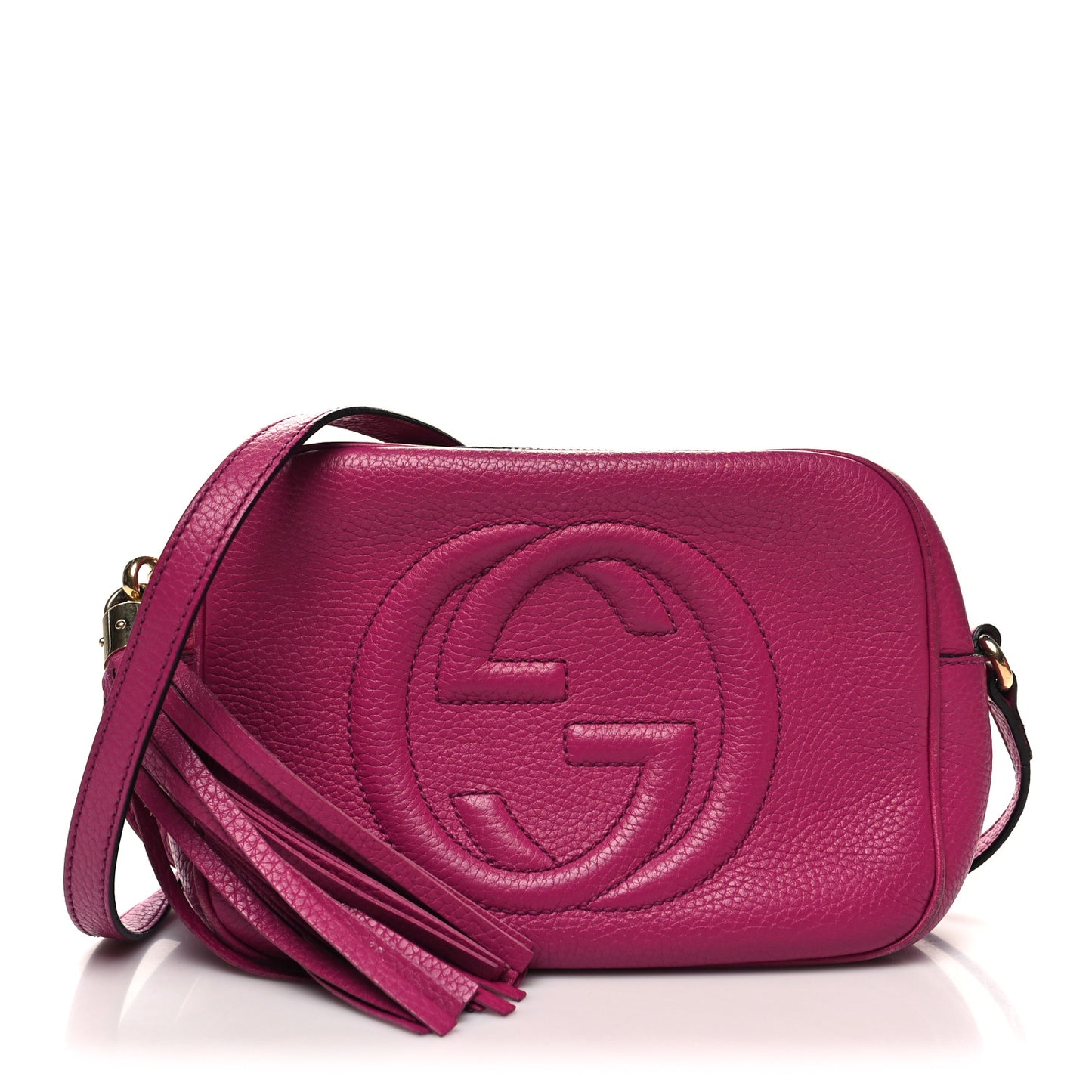 Cellarius Calfskin Small Soho Disco Bag Bright Bouganville