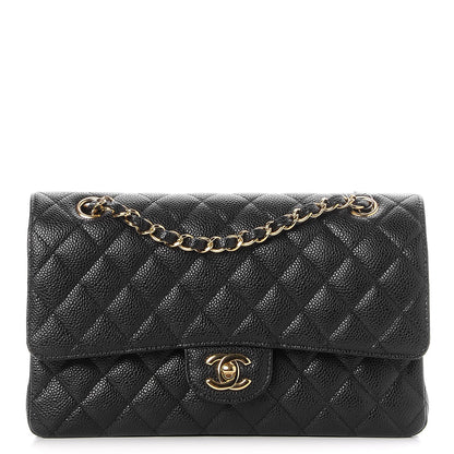 Chanel Caviar Quilted Medium Double Flap Black 1 of 9