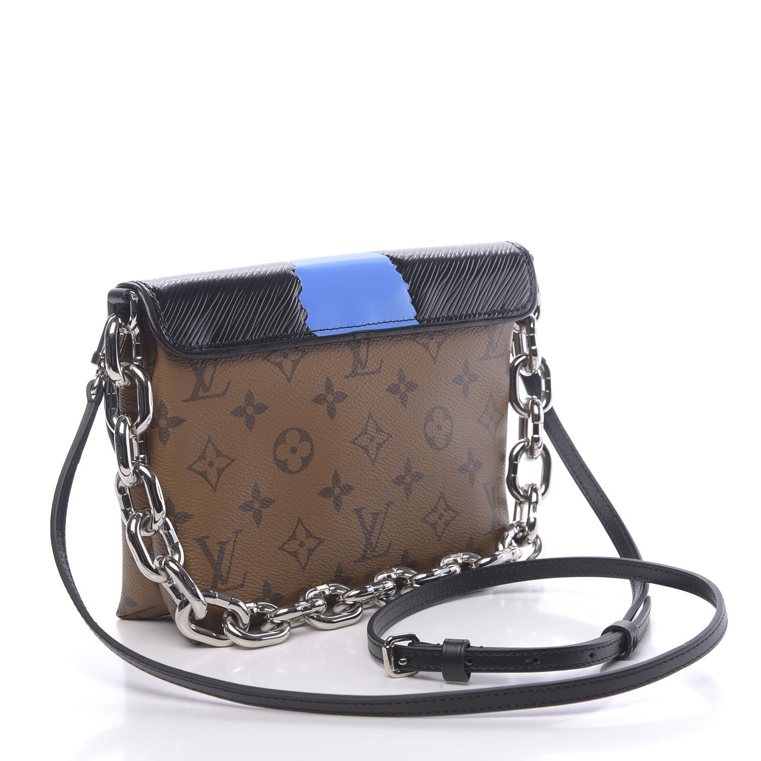 Louis Vuitton Reverse Monogram Kabuki Pochette Black 3 of 9