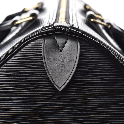 Louis Vuitton Epi Speedy 35 Black 6 of 9