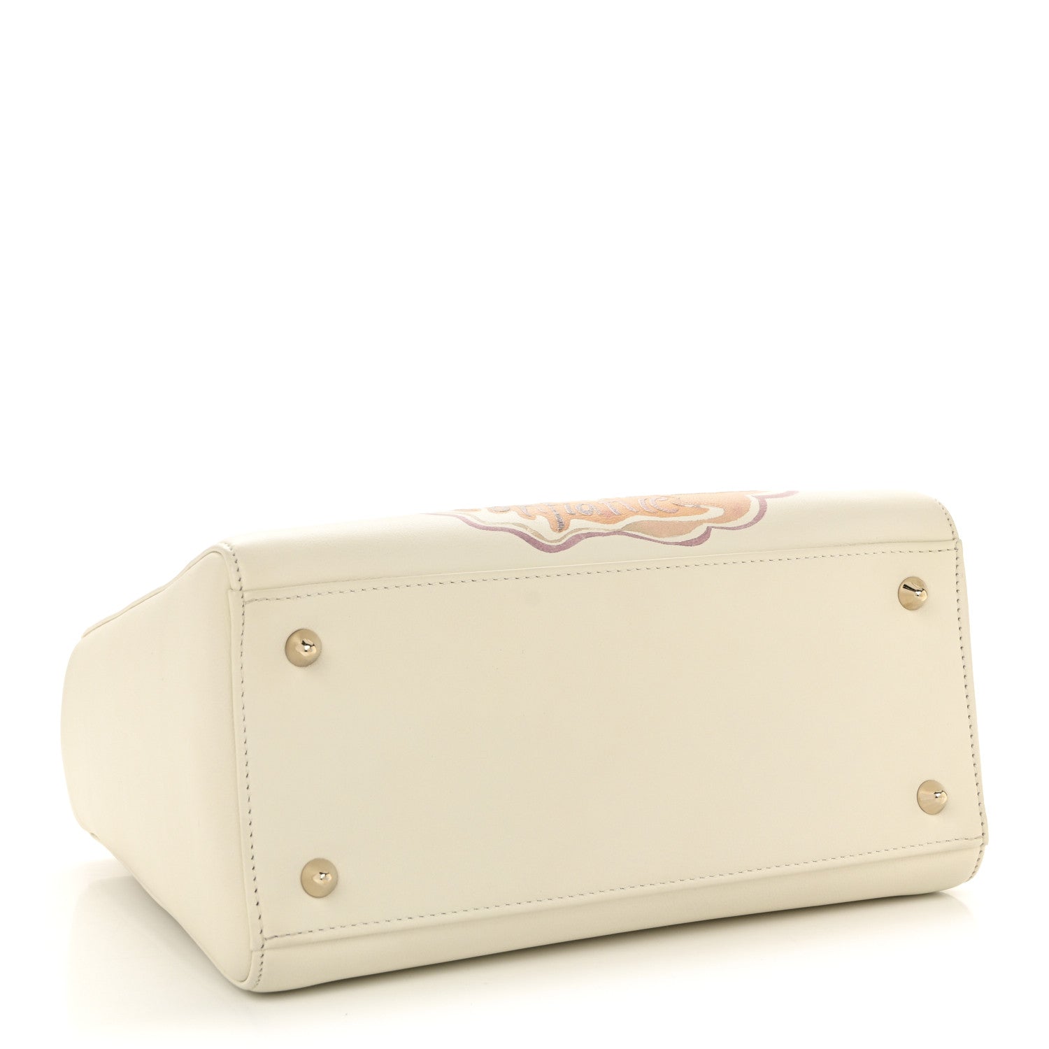 Christian Dior Calfskin Niki De Saint Phalle Amour Medium Lady Dior Off White 4 of 13
