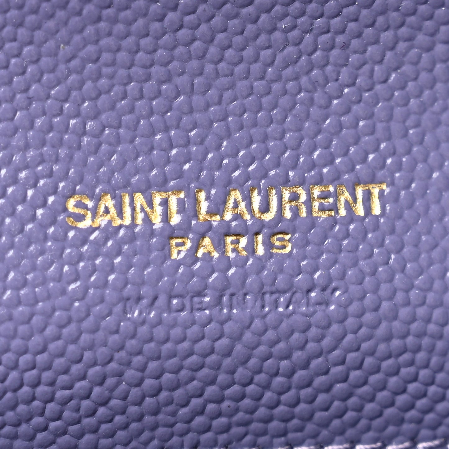 Grain De Poudre Textured Mixed Matelasse Triquilt Monogram Clutch Dark Wisteria