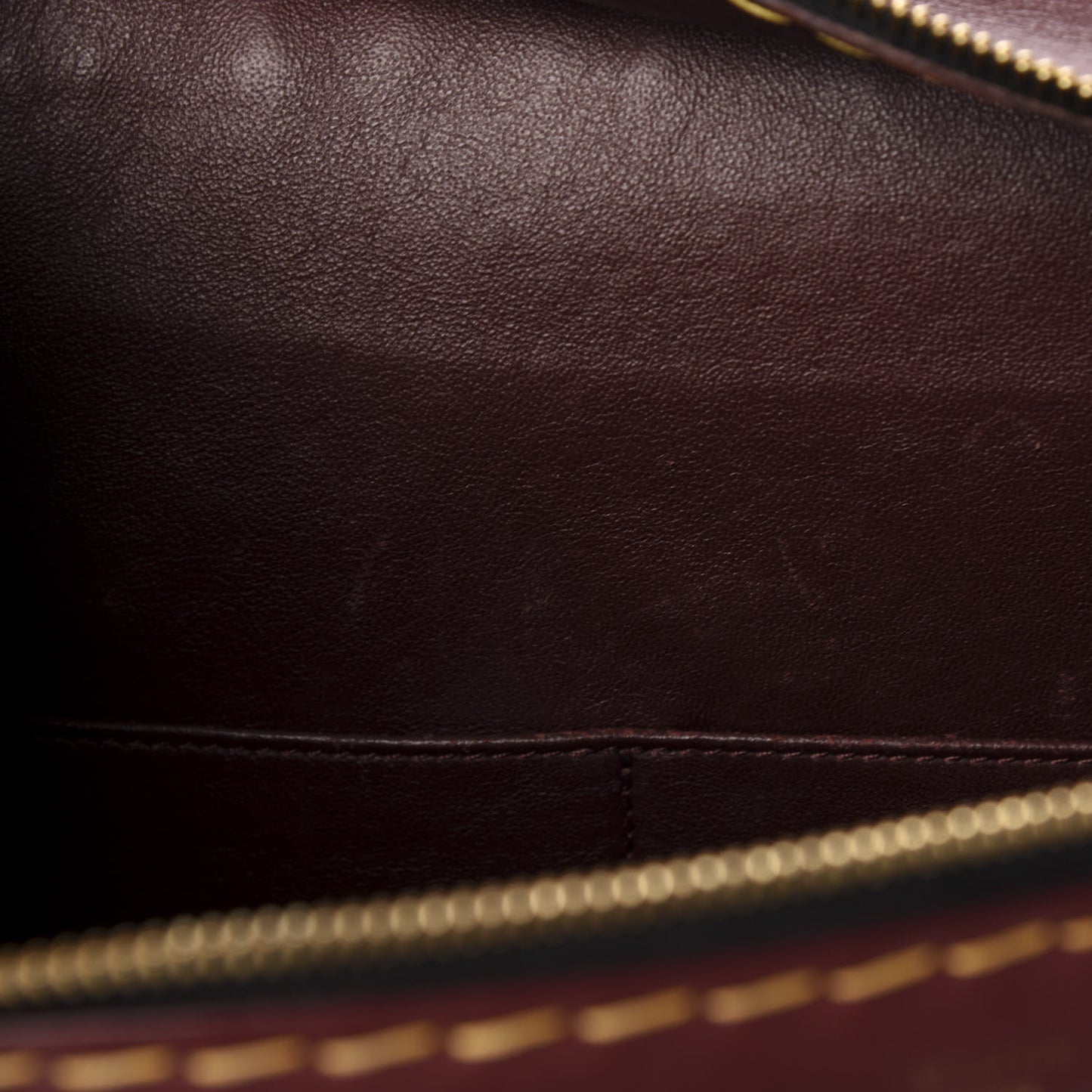 Smooth Calfskin Small Edge Shoulder Bag Burgundy
