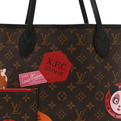 Louis Vuitton Monogram My LV World Tour Neverfull MM 9 of 11