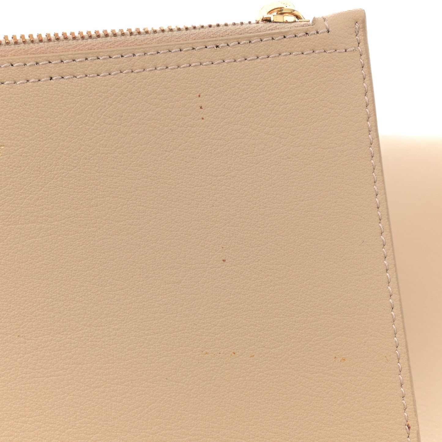 Calfskin Large Shopping Tote Nude Powder
