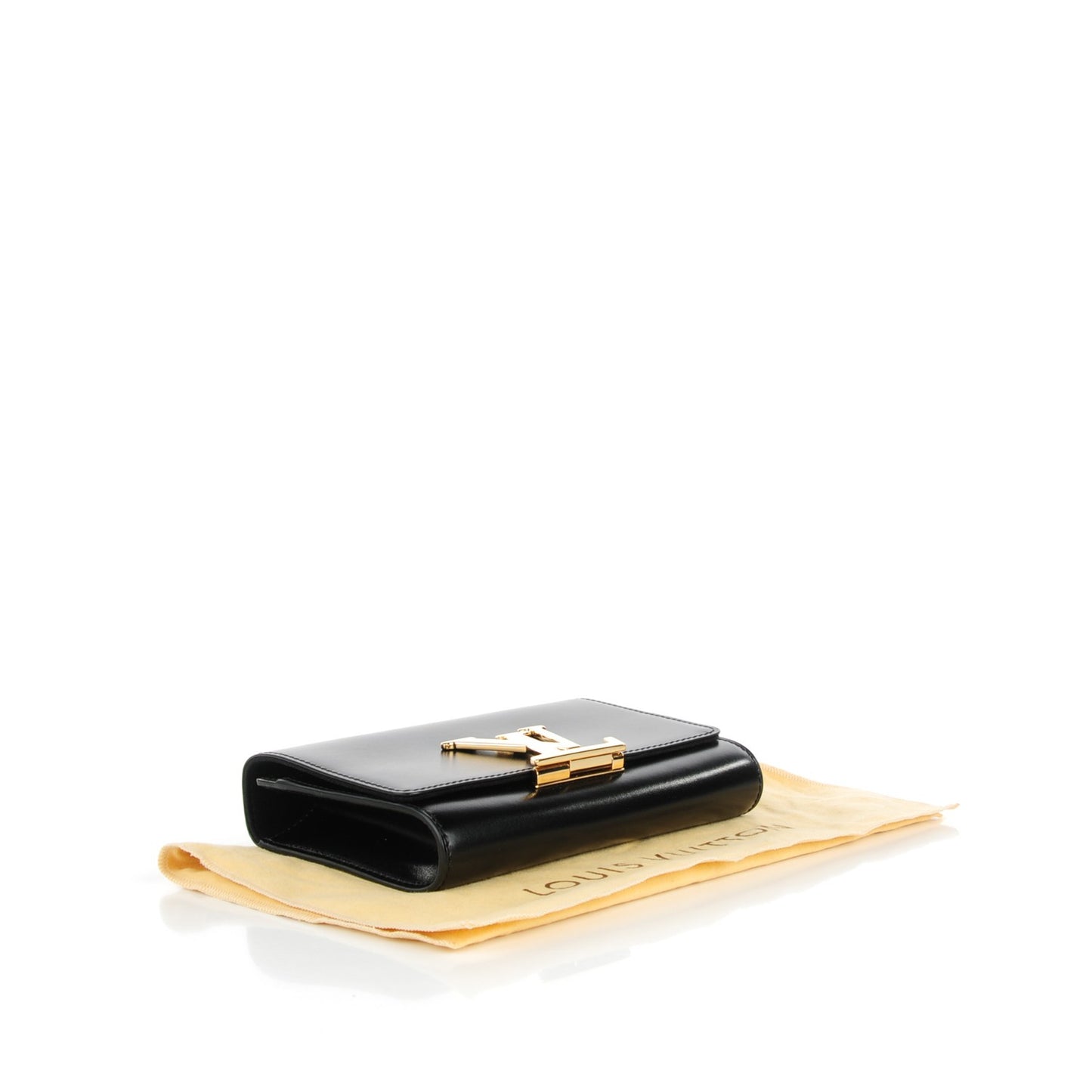 Calfskin Chain Louise MM Black