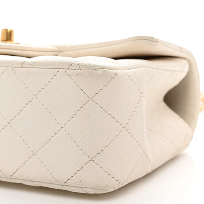 Chanel Caviar Quilted Mini Top Handle Rectangular Flap White 10 of 11