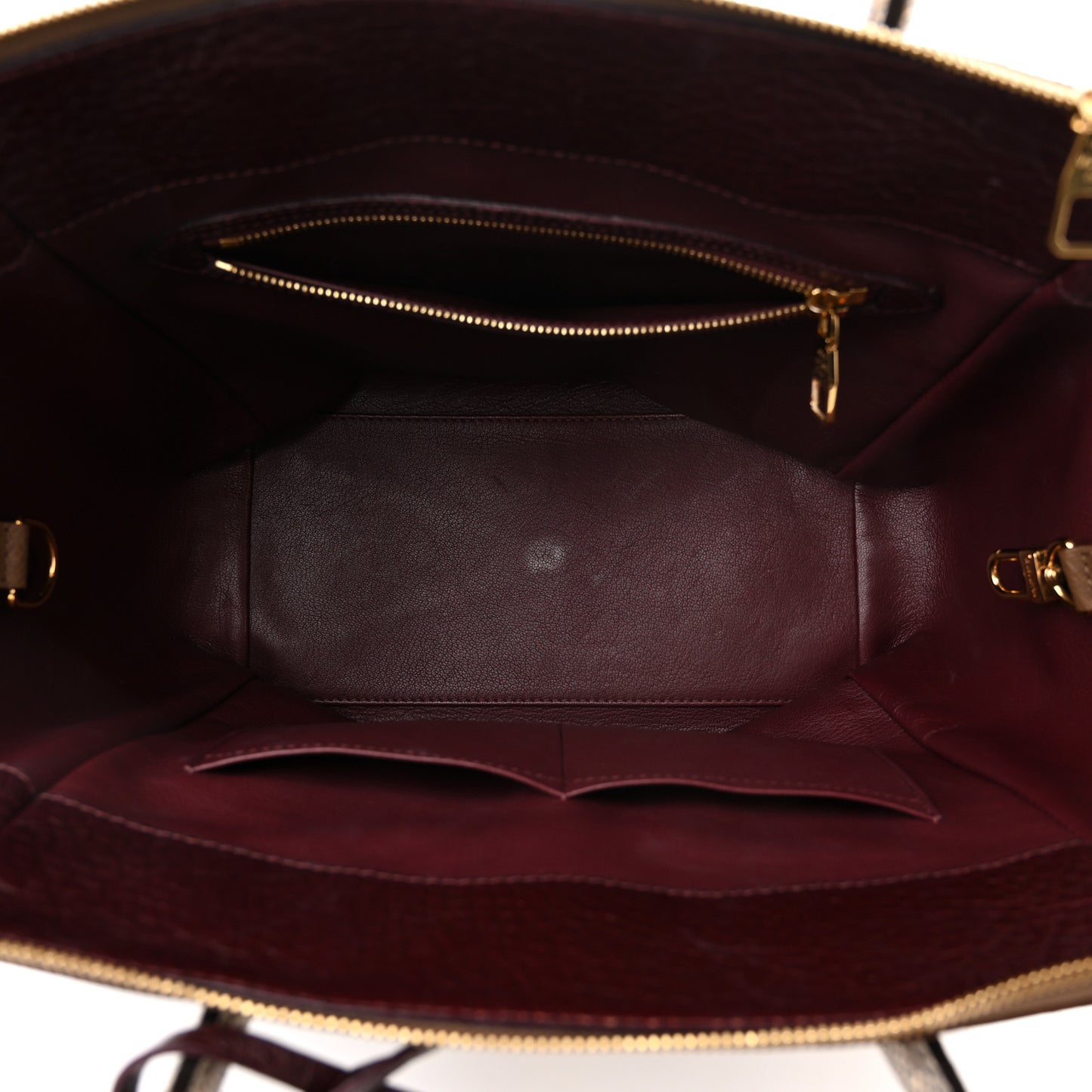 Monogram Ostrich Lizard Majestueux PM Bordeaux