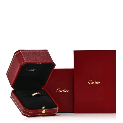 Cartier 18K Pink Gold 3.5mm LOVE Wedding Band Ring 52 6 5 of 5