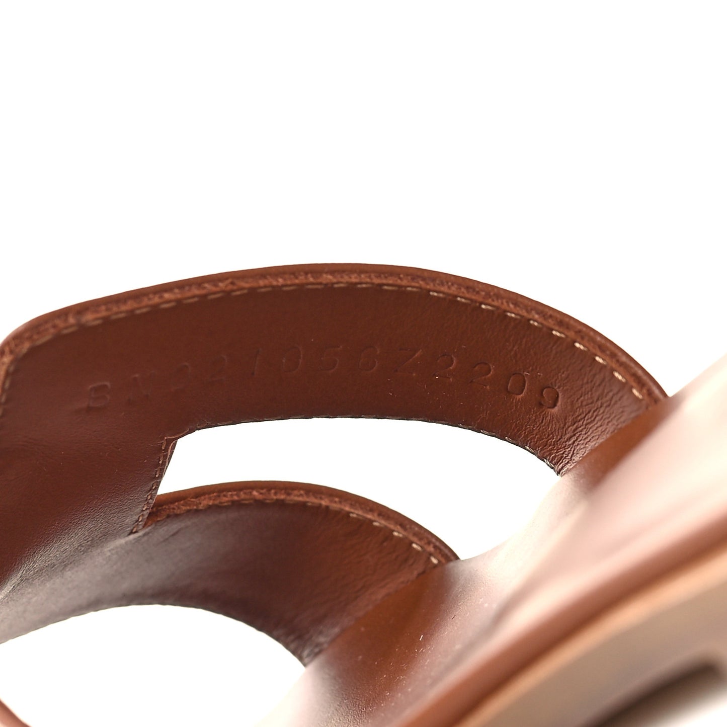 Box Calfskin Oran Sandals 38 Gold