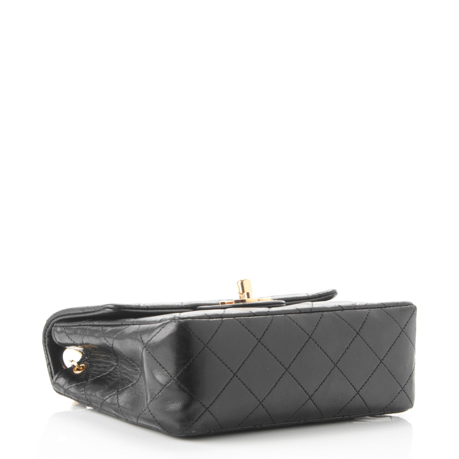 Chanel Lambskin Quilted Mini Square Flap Black 5 of 11