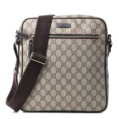 Gucci GG Plus Monogram Medium Messenger Bag Dark Brown 1 of 10