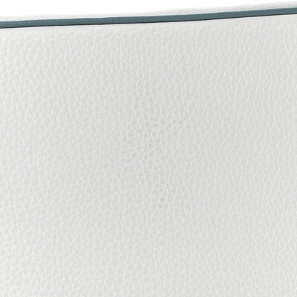 Hermes Togo Bi-Color Horseshoe Birkin 30 White Ciel 11 of 13
