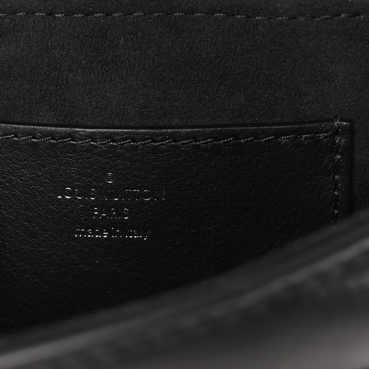 Louis Vuitton Calfskin New Wave Multi Pochette Black 6 of 9