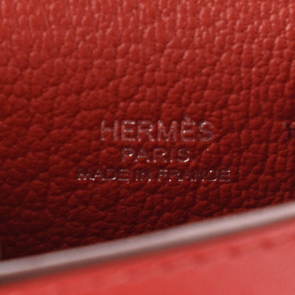 Hermes Tadelakt Chevre Mysore Kelly Quelle Idole Bag Charm Rose Sakura Sanguine Nata Sesame 5 of 6