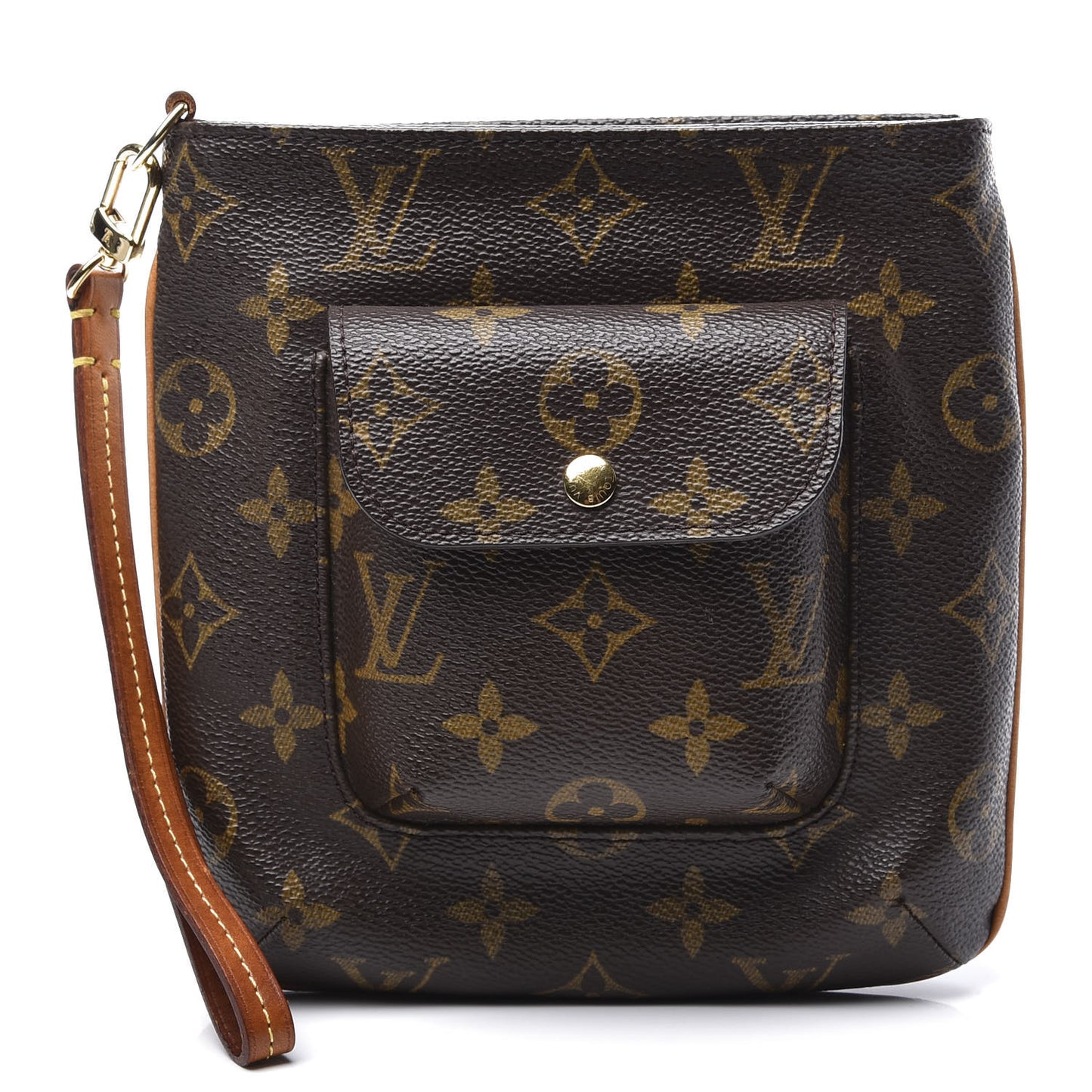 Monogram Partition Wristlet