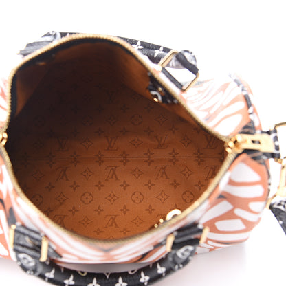 Louis Vuitton Monogram Giant Crafty Speedy Bandouliere 25 Creme Caramel 4 of 7