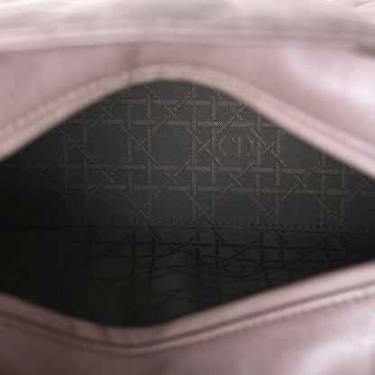 Christian Dior Pearly Lambskin Cannage Medium Lady Dior Blush 5 of 10