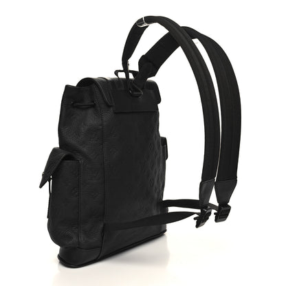 Louis Vuitton Taurillon Monogram Christopher PM Backpack Black 3 of 9