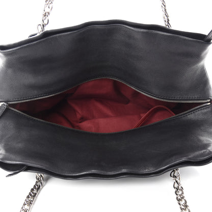 Chanel Caviar Large CC Tuck Tote Black 5 of 10