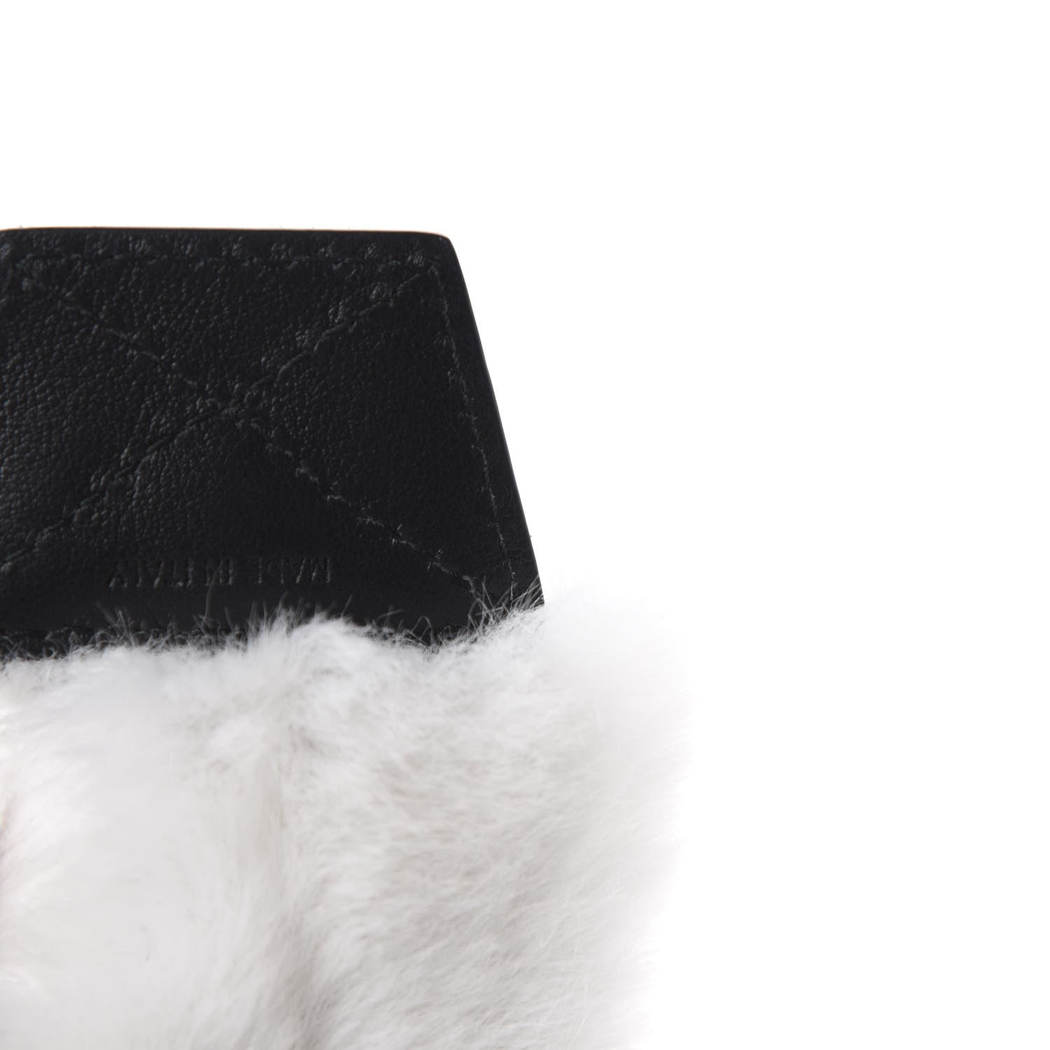 Givenchy Faux Fur Logo Bag Strap White 5 of 6