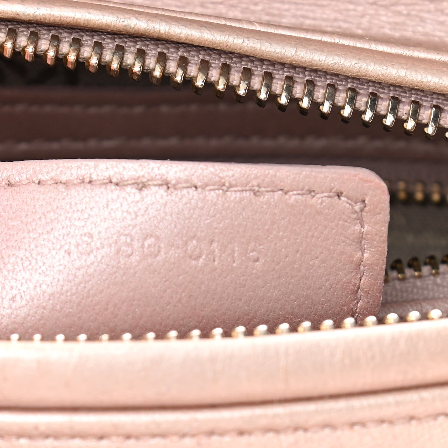 Pearly Lambskin Cannage Medium Lady Dior Lotus