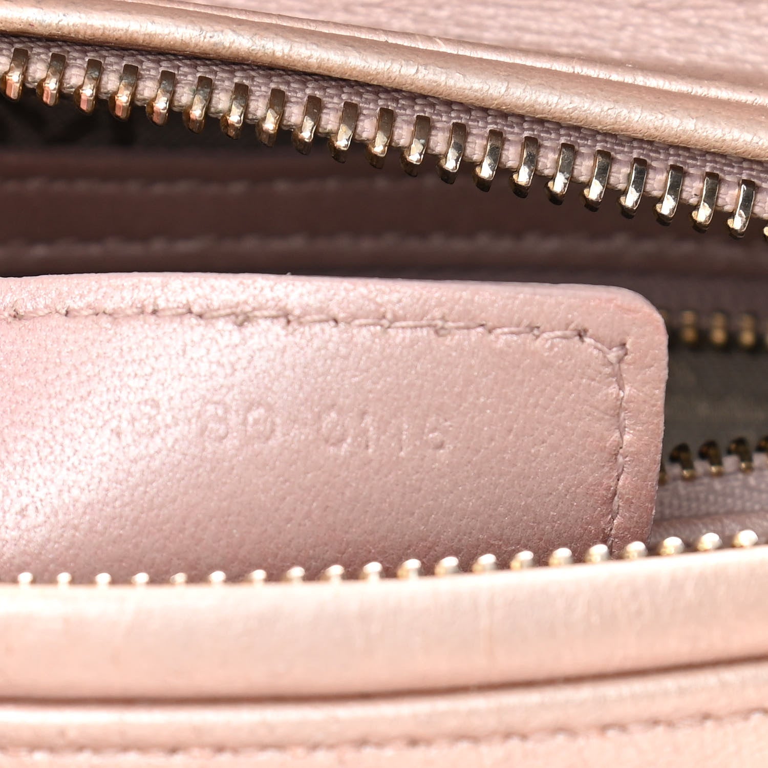 Christian Dior Pearly Lambskin Cannage Medium Lady Dior Lotus 6 of 9