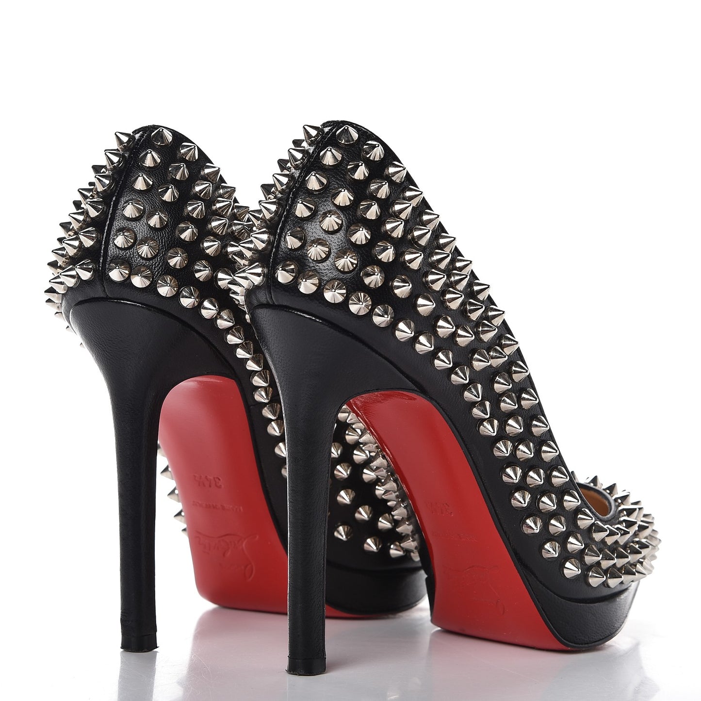Nappa Pigalle Plato Spikes 120 Pumps 34.5 Black