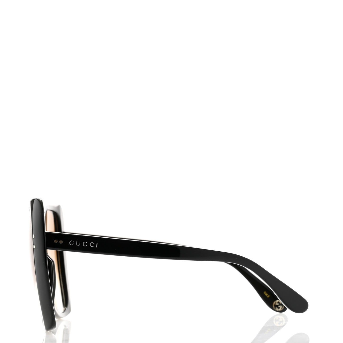 Acetate Oversize Square Frame GG0471S Sunglasses Black