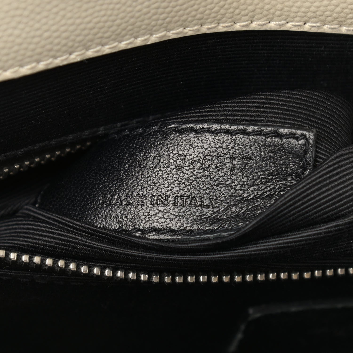 Saint Laurent Grain De Poudre Textured Mixed Matelasse Large Triquilt Monogram Satchel Porcellana 6 of 15