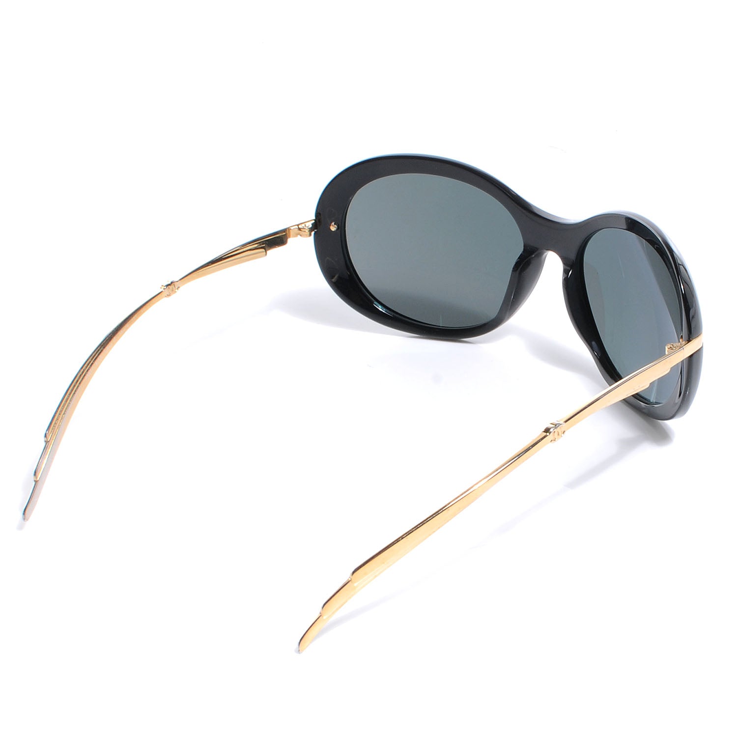 Chanel Acetate CC Sunglasses 5152 Black Gold 2 of 5