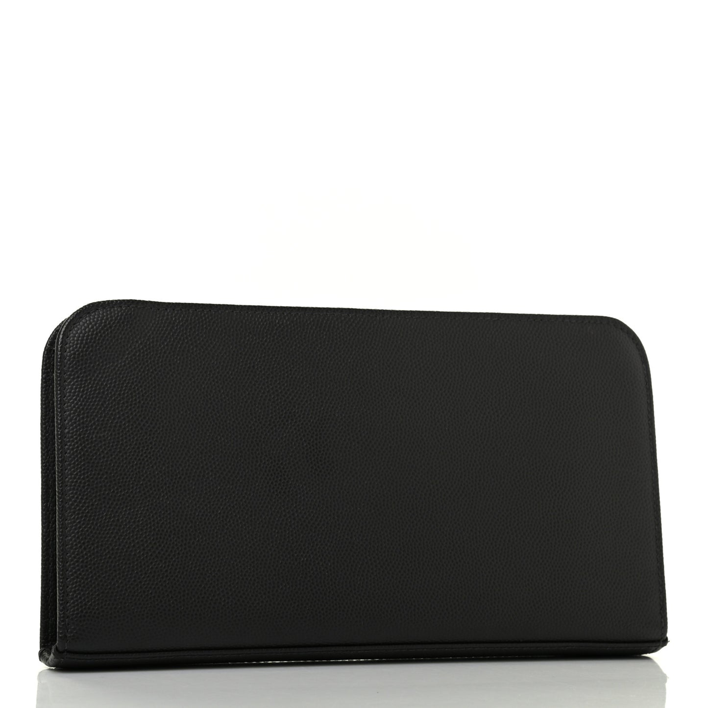 Grain De Poudre Classic Zip Around Travel Wallet Black