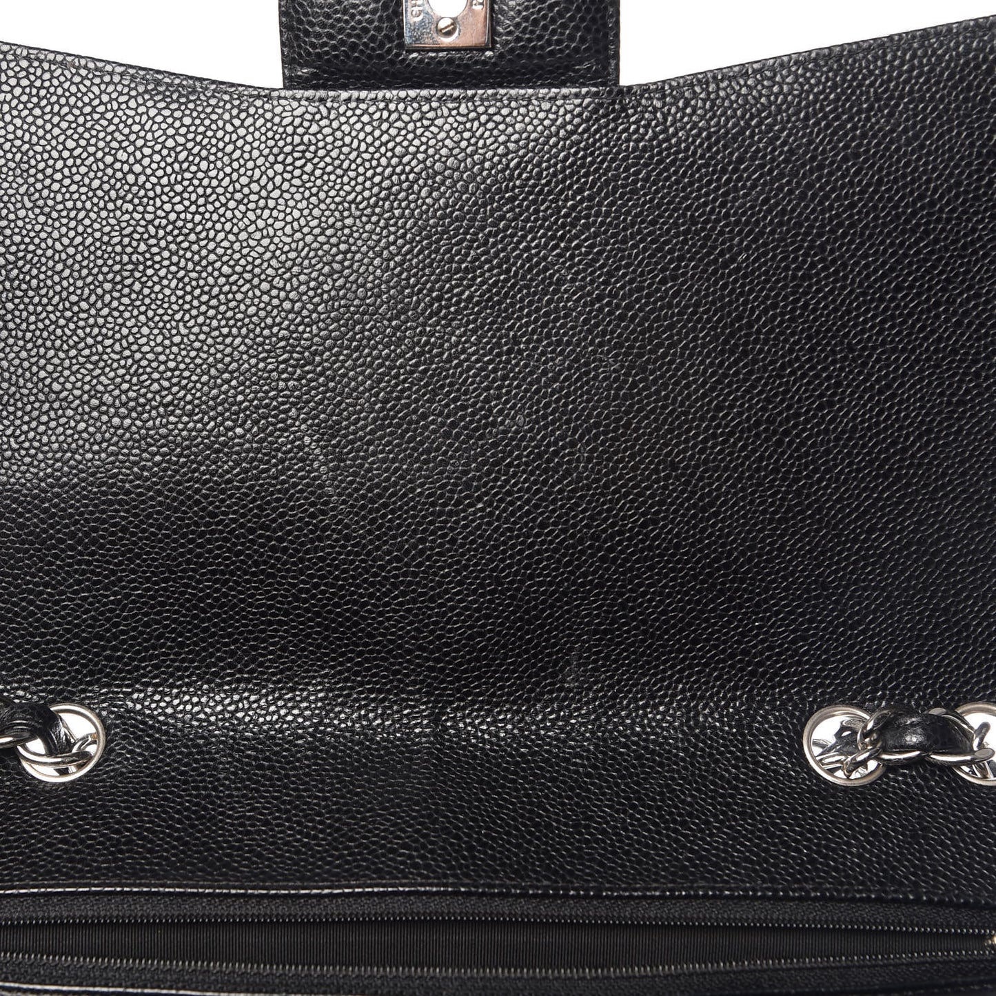 Caviar Quilted Jumbo Single Flap Black