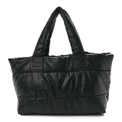Chanel Lambskin Quilted Medium Coco Cocoon Reversible Tote Black 1 of 12