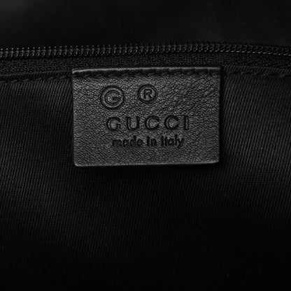 Gucci Guccissima Large GG Charm Convertible Dome Satchel Black 5 of 10