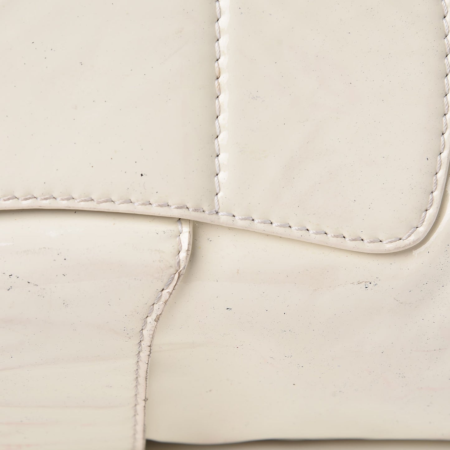 Patent Riki Bag White