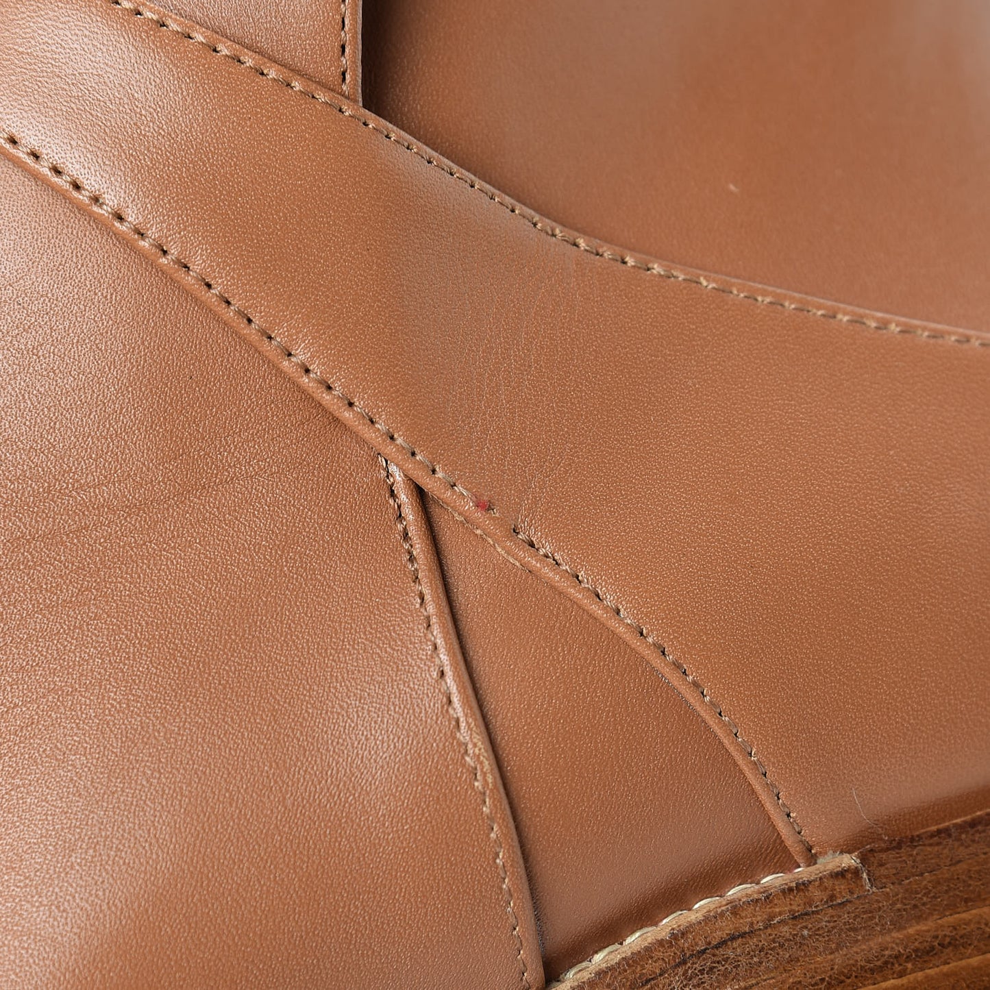 Calfskin Karistrap 70 Ankle Boots 40 Cuoio