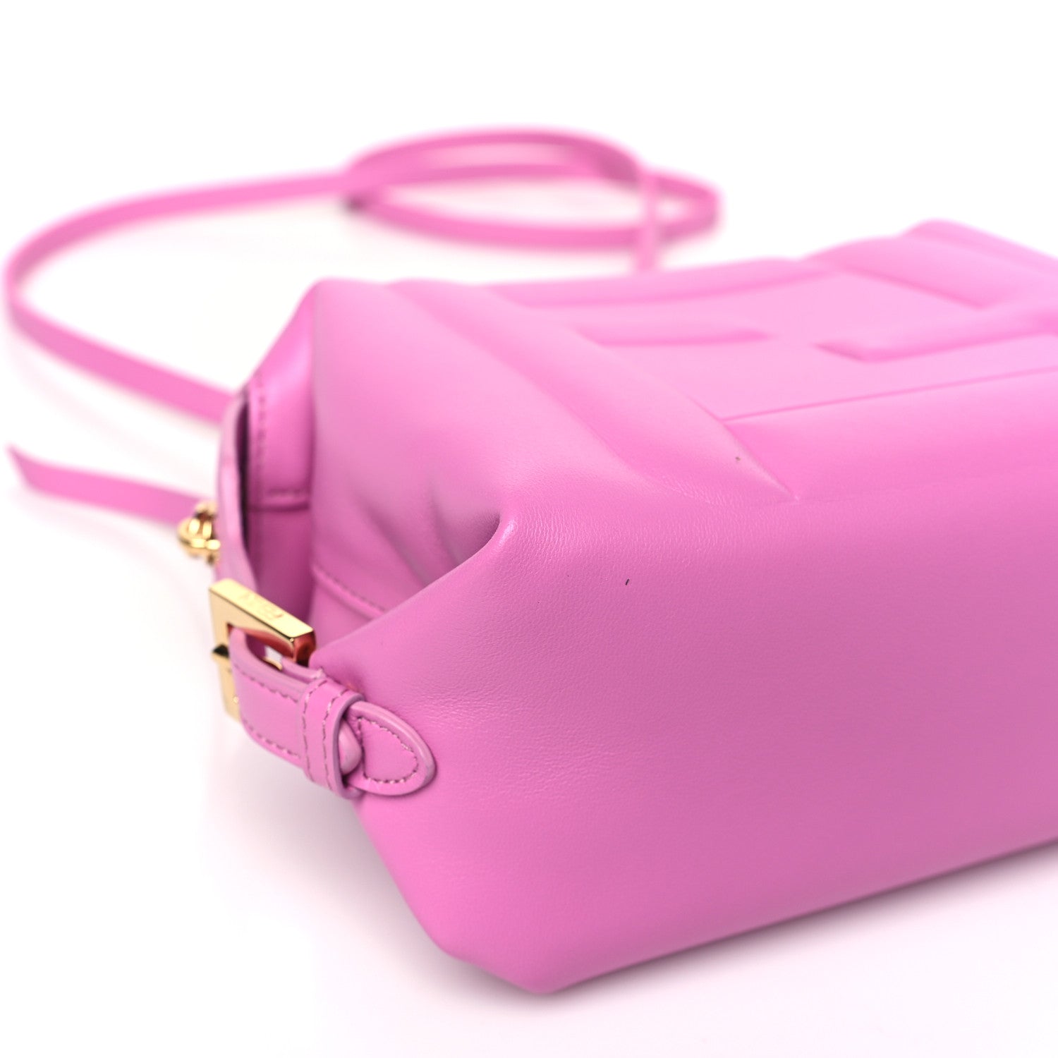 Fendi Nappa FF Mini Cube Bag Rosa 8 of 10