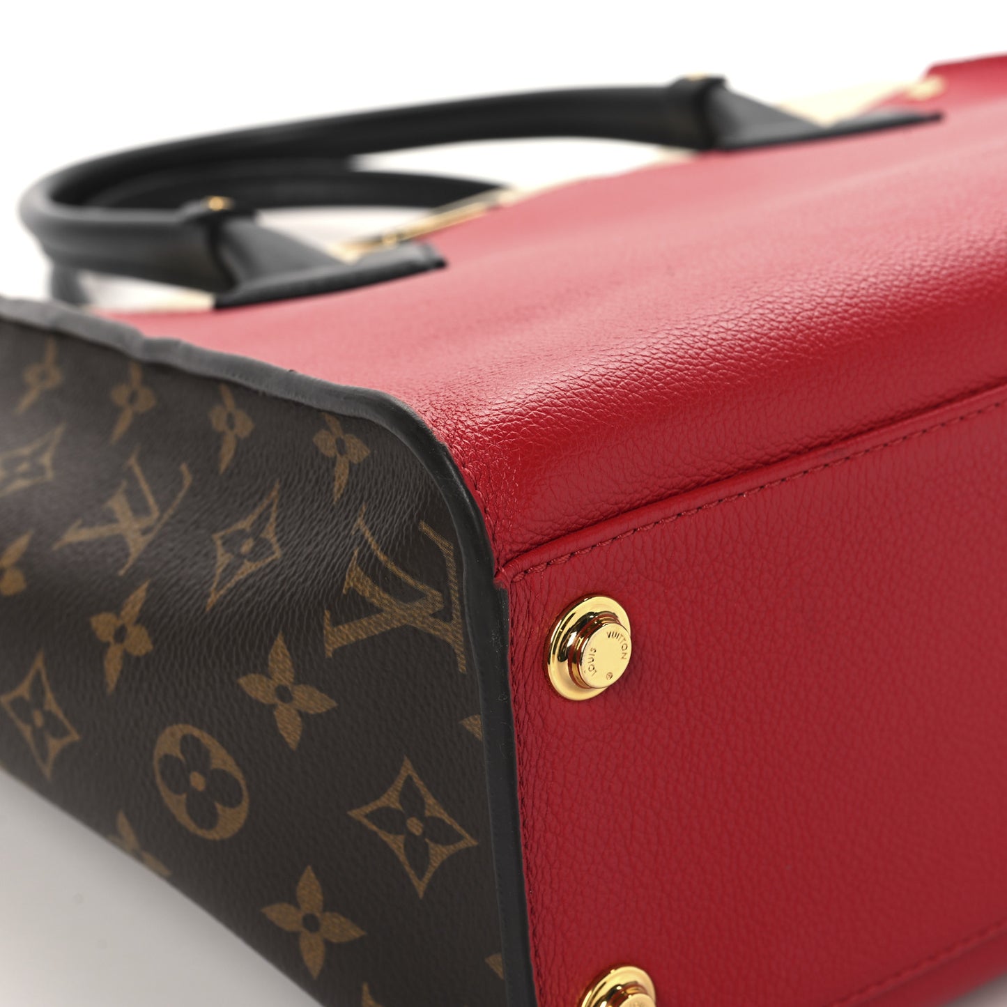 Calfskin Monogram On My Side Pirate Red