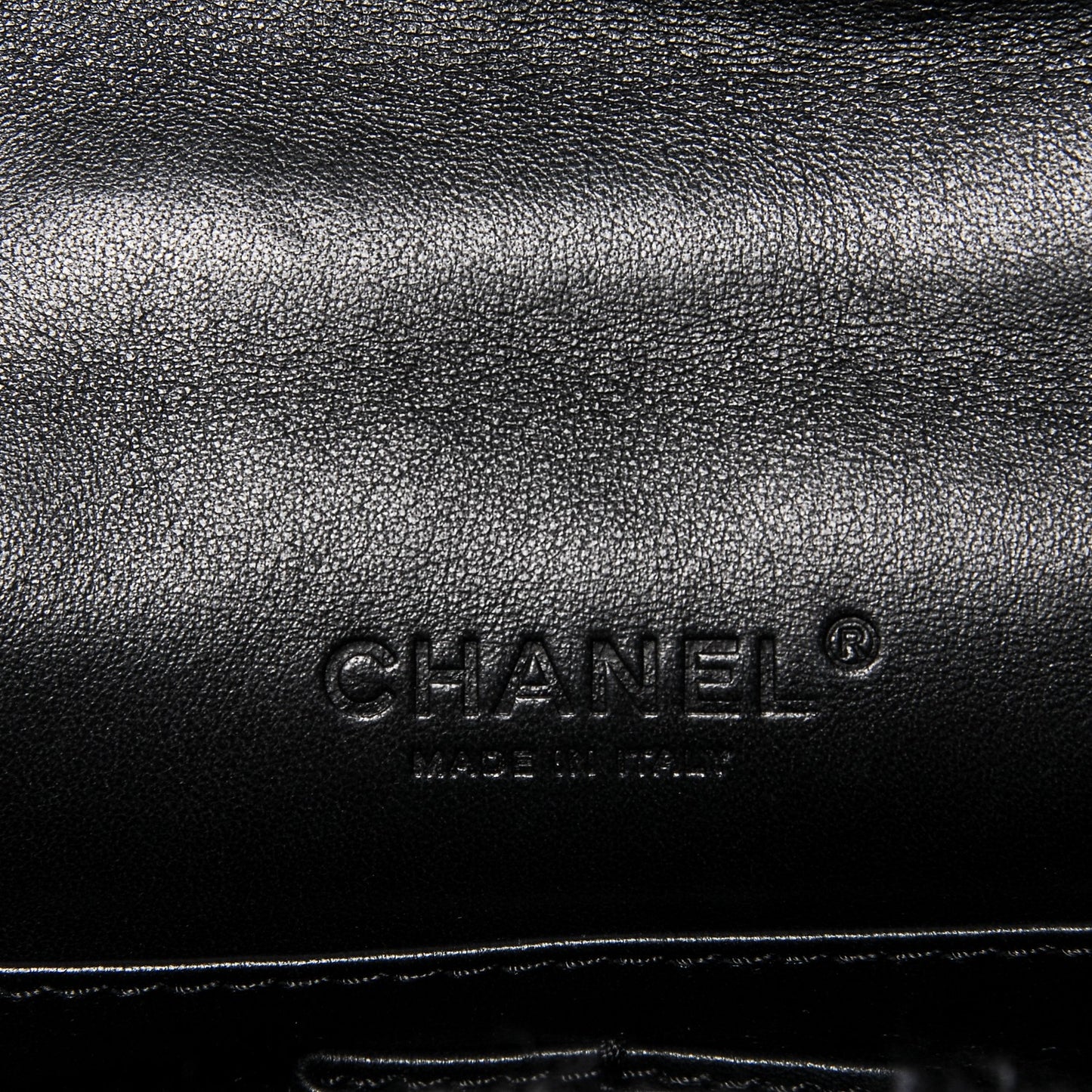 Tweed Quilted CC Clasp Flap Black